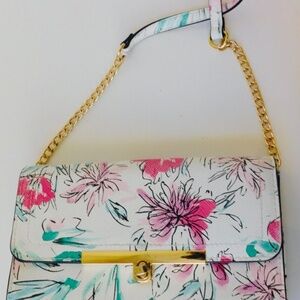 Colorful Abstract Detachable Crossbody or Clutch Bag   A New Day Purse EUC